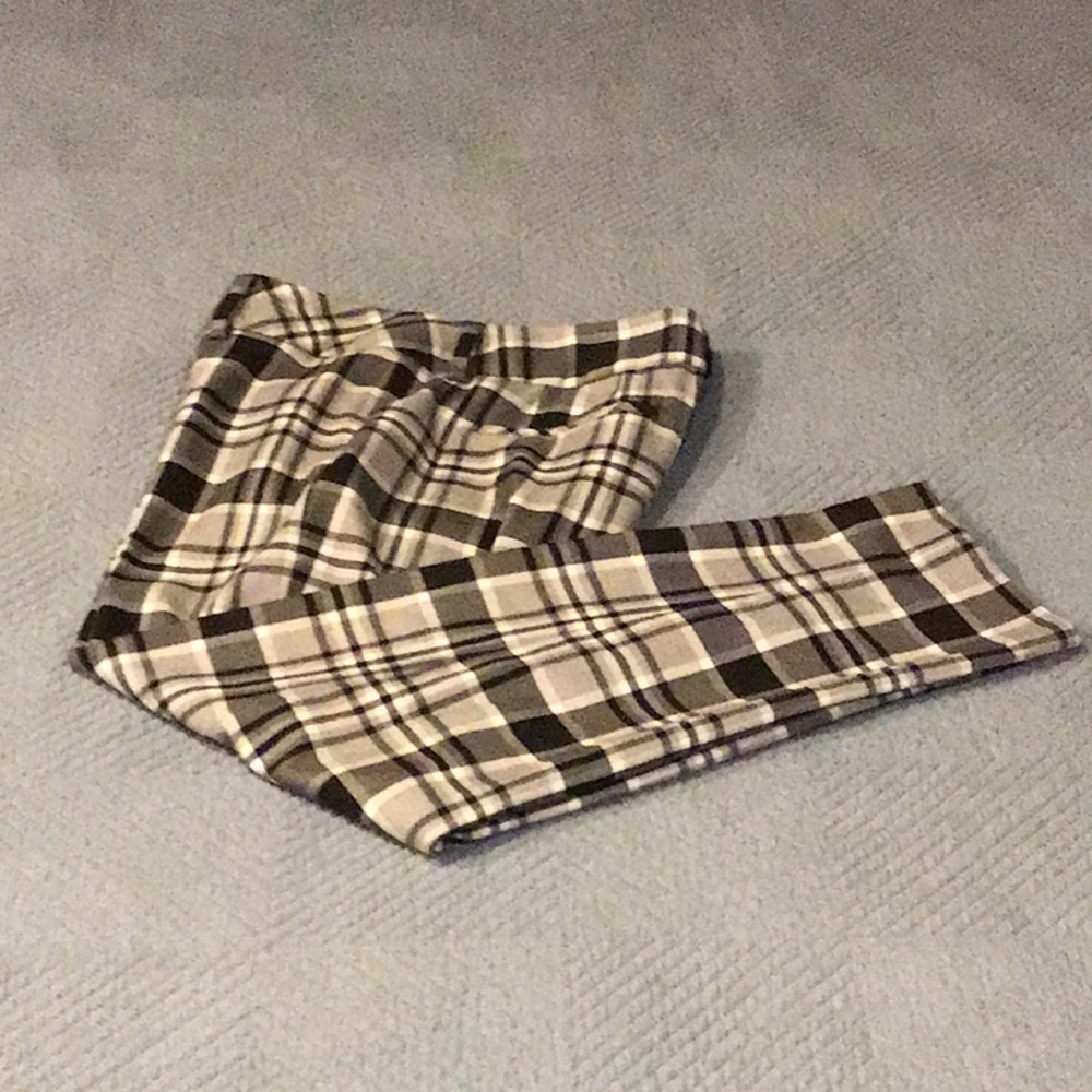 Lands End plaid pants.
